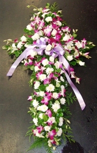 Cross for Funerals, Casket Flowers Melbourne, Sympathy Cross, Funeral Cross